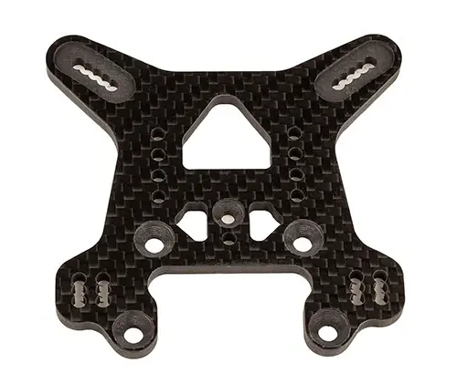 Novità Team Associated RC8B4 FT Rear Shock Tower, carbon fiber
