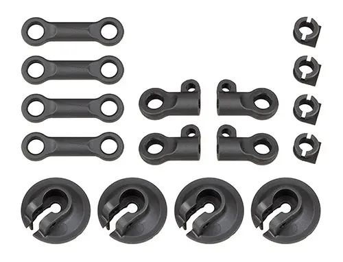 Promo Stagionale Team Associated RC8B4 Spring Cups and Shock Rod Ends