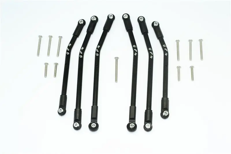 Acquista Ora SOSPENSIONE SINISTRA REGOLABILE IN ALLUMINIO -SET DA 17 PEZZI nero GPM TRX TRX4 DEFENDER