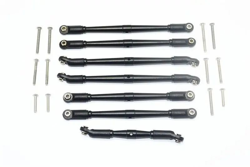 Ordina Subito ALU REGOLABILE SOSPENSIONE SUPERIORE E INFERIORE SINISTRA -SET 20 PEZZI GPM TRX TRX4 BRONCO BLAZER nero