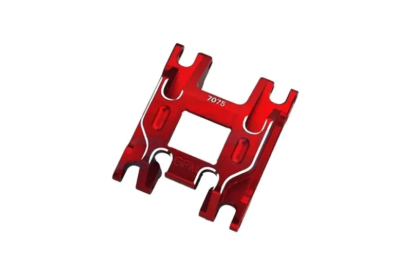Piastra inferiore telaio in alluminio 7075-T6 rossa per TRX-4M Direttamente Dal Produttore