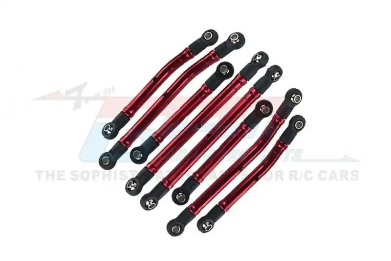 Kit altezza da terra regolabile in alluminio 7075-T6 rosso per TRX-4M Prezzo Di Fabbrica