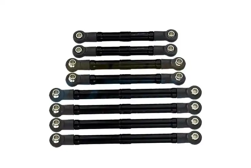 Set tiranti sterzo in alluminio 6061-T6 nero per TRX-4M Offerta Speciale