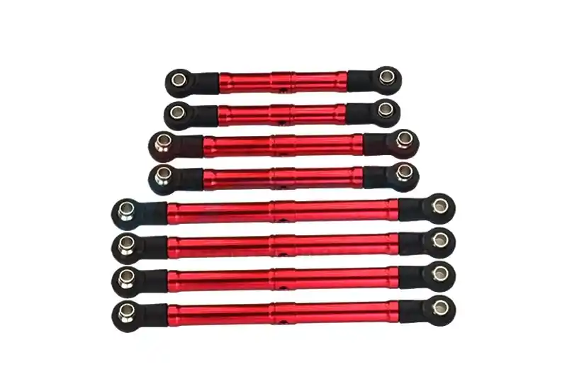 Set tiranti sterzo in alluminio 6061-T6 rosso per TRX-4M Compra Oggi Stesso