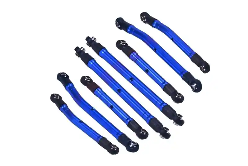 Esclusivo Set link Long Arm lift regolabili in alluminio blu per TRX-4M High-Trail