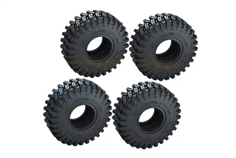 Subito Disponibile Pneumatici High-Grip 1.0 con inserti 62×20,5mm (4 pz) per TRX-4M / SCX24