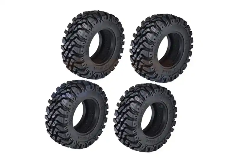 Pneumatici High-Grip 1.33 con inserti 64x24mm (4 pz) per TRX-4M / SCX24 Sconto