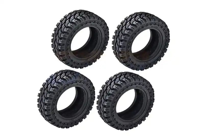 Pneumatici SLVR High-Grip 1.33 con inserti 58x24mm (4 pz) per TRX-4M / SCX24 Prezzo Di Fabbrica