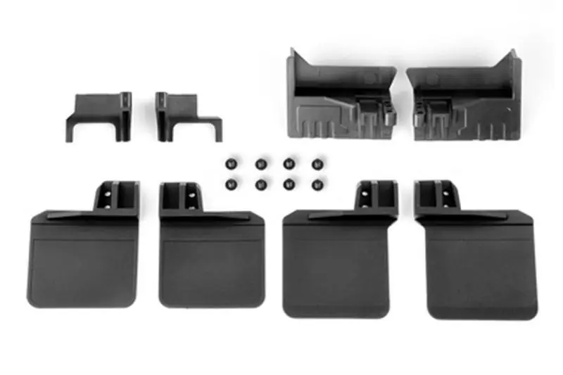 TRX4 POLIURETANO ft/rr SKID plt KIT AGGIORNAMENTO NO LOGO-16PZ GPM ROADTECH SCALE ACCESSORI TRX4 DEFENDER nero Offerta Del Giorno