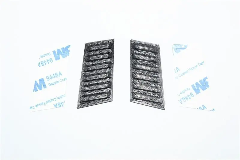 TRX 4 UNITÀ TATTICA COPERCHIO PRESA ARIA DECORATIVO-SET 4 PEZZI GPM ROADTECH SCALE ACCESSORI nero Ordina Subito