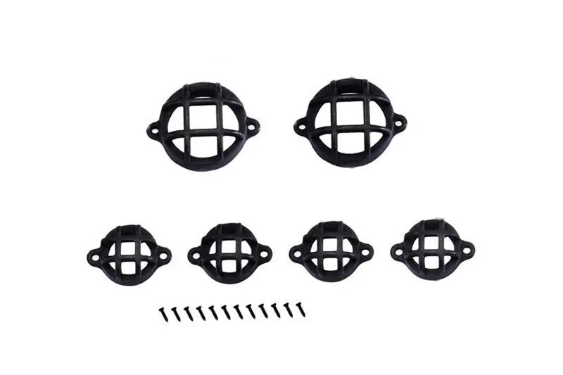 Quantità Limitata ACCESSORI SCALA FANALE POSTERIORE PER TRX-4 DEFENDER -SET 18 PEZZI GPM ROADTECH ACCESSORI SCALA TRX4 DEFENDER nero