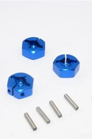 ADATTATORE PER CERCHI IN LEGA ESAGONALE CON PERNI E VITI – SET 4 PZ GPM TAMIYA TT01 blu Offerta Limitata