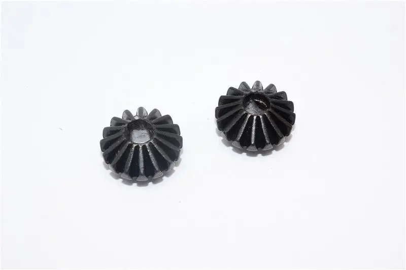 INGRANAGGIO CONICO GRANDE IN ACCIAIO – 2 PZ (PER TT02 / TT02B) nero GPM TAMIYA TT02 Economico