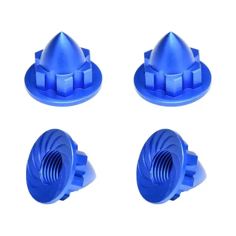 Alu 22mm Spezial-Radmuttern blau GPM TRAXXAS X-MAXX, XRT, SAND CAR Spedizione Espresso