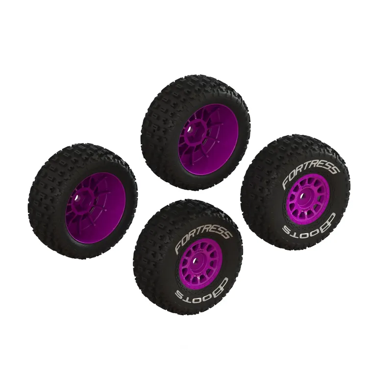 Offerta Del Giorno dBoots ‘FORTRESS’ Glued Tire Set Purple (2 Pairs)