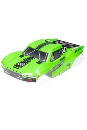 1/10 Clipless Painted Trimmed Body Set with Decals Green FURY 2WD Ultima Occasione