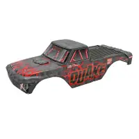 Solo Oggi QUAKE Painted Decaled Trimmed Body Set Red