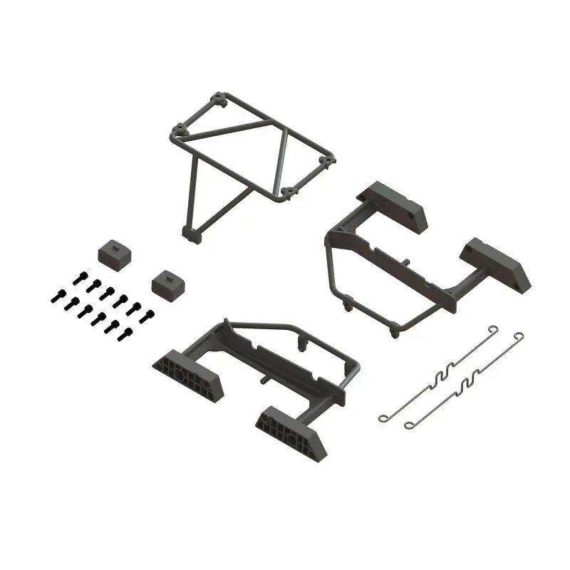 Reso Gratuito Desert Truck Body Roll Cage Set Black GROM
