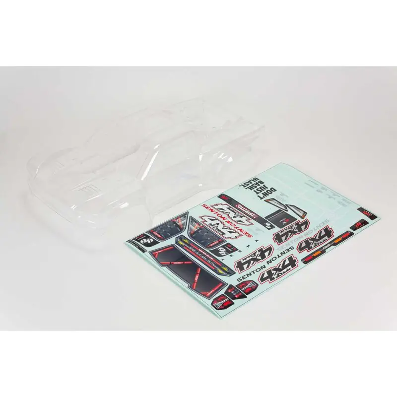 Promozione 1/10 Clear Body with Decals and Window Masks SENTON 4X4 BLX