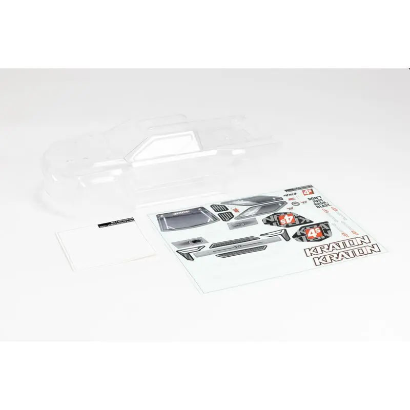 Nuova Collezione 1/10 Clear Body with Decals and Window Masks KRATON 4X4 BLX