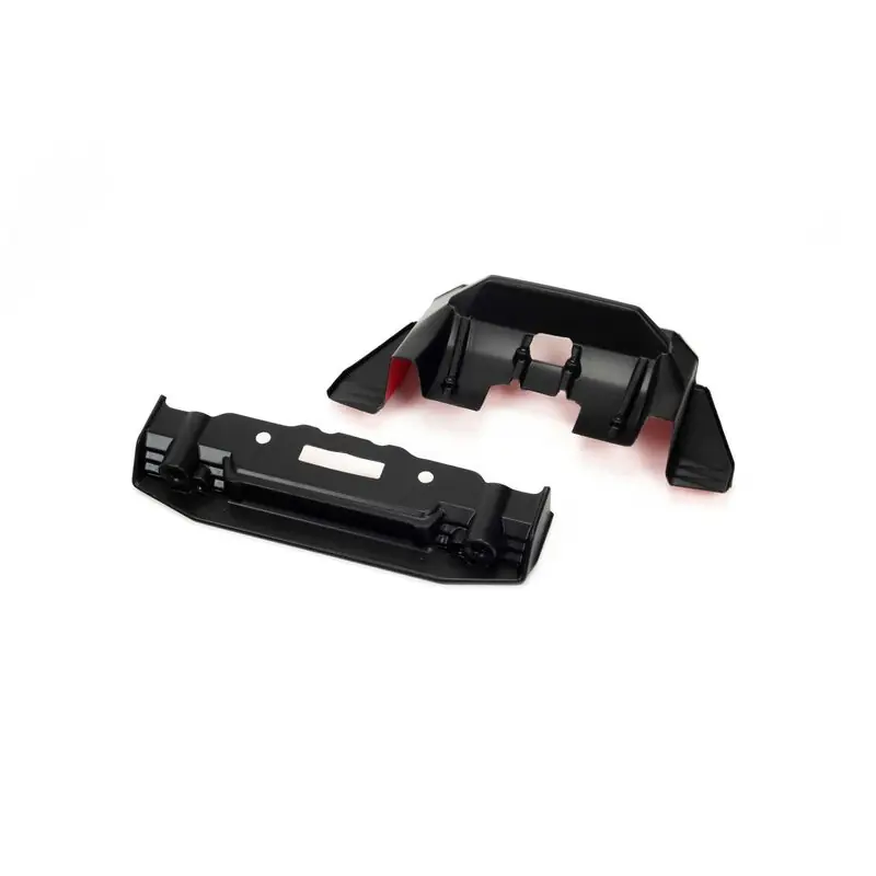 Spedizione Espresso 1/7 Painted Splitter And Diffuser Black and Red FELONY 6S BLX