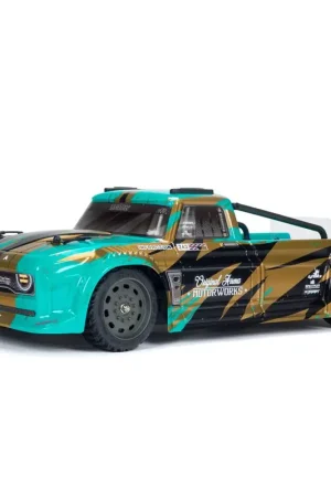 1/8 INFRACTION 4WD MEGA Resto-Mod Truck RTR Teal/Bronze Spedizione Espresso
