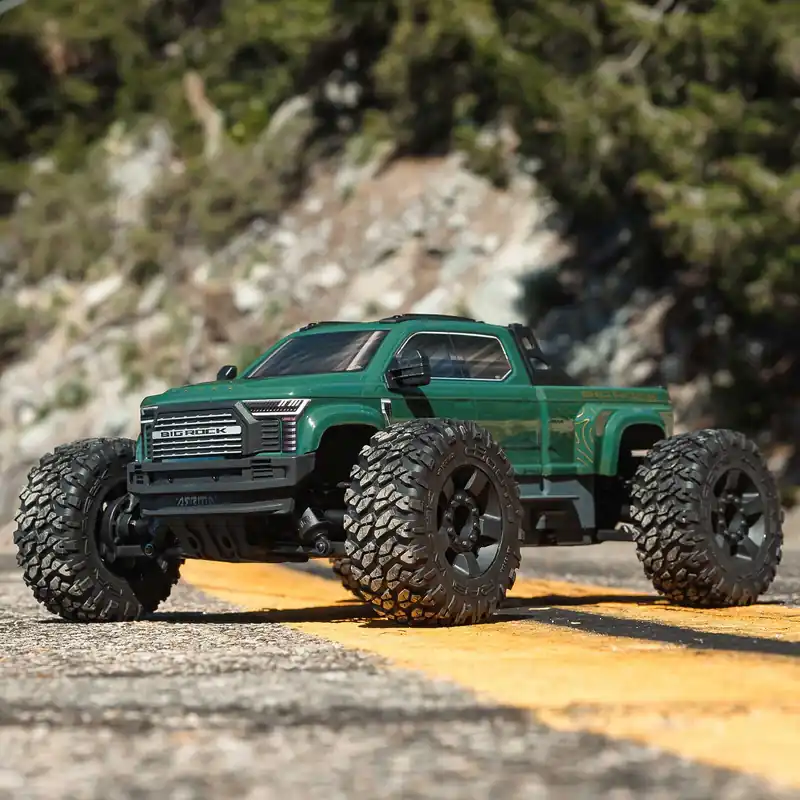 1/10 BIG ROCK 223S DSC 4X4 RTR Brushless Monster Truck, Green Promozione