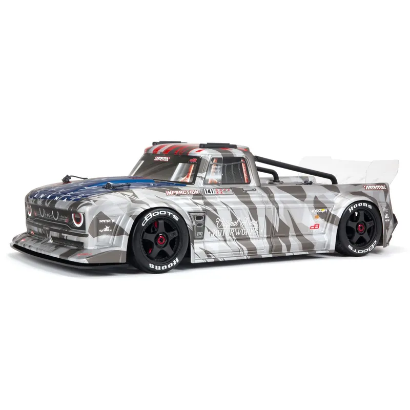1/7 INFRACTION 6S BLX V2 All-Road Truck RTR Silver Prezzo Scontato