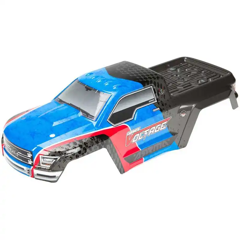 1/10 Painted Body with Decals Blue/Black GRANITE VOLTAGE Nuovo Arrivo