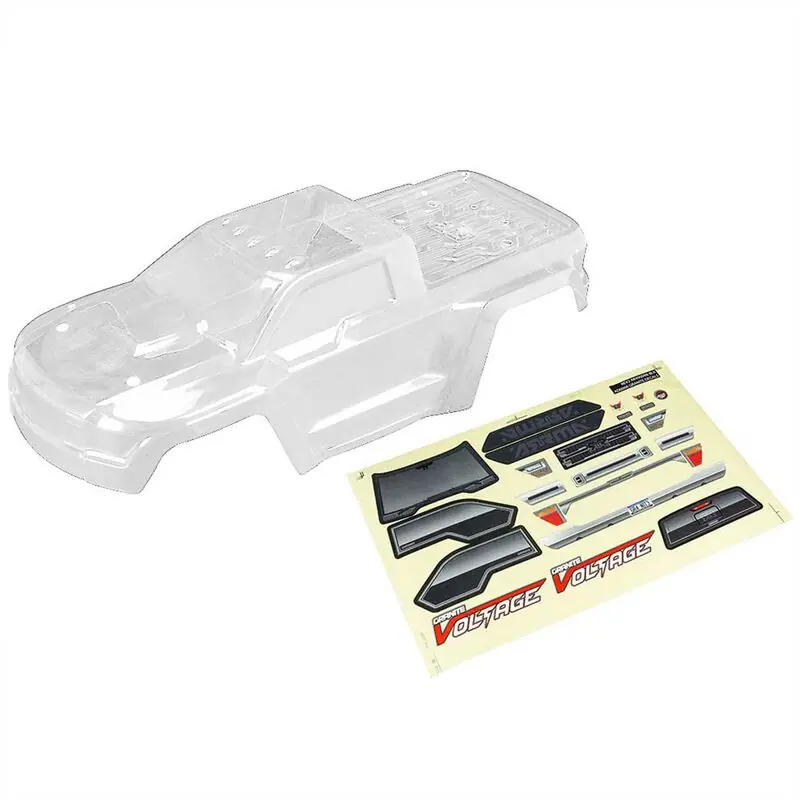 1/10 Bodyshell with Decals Clear GRANITE Miglior Prezzo