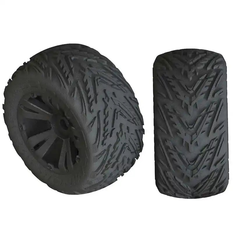 1/10 dBoots Minokawa LP Front/Rear 3.8 Pre-Mounted Tires 17mm Hex Black (2) 4S Miglior Prezzo