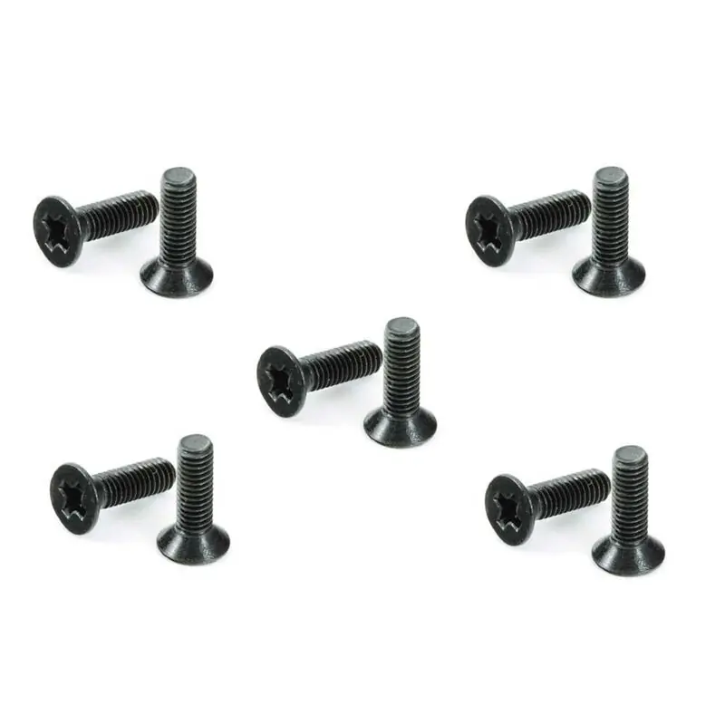 Non Perdere Flat Head Cross Machine Screw 3x10mm (10)