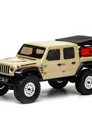 1/24 SCX24 Jeep JT Gladiator 4WD Rock Crawler Brushed RTR Beige Reso Gratuito