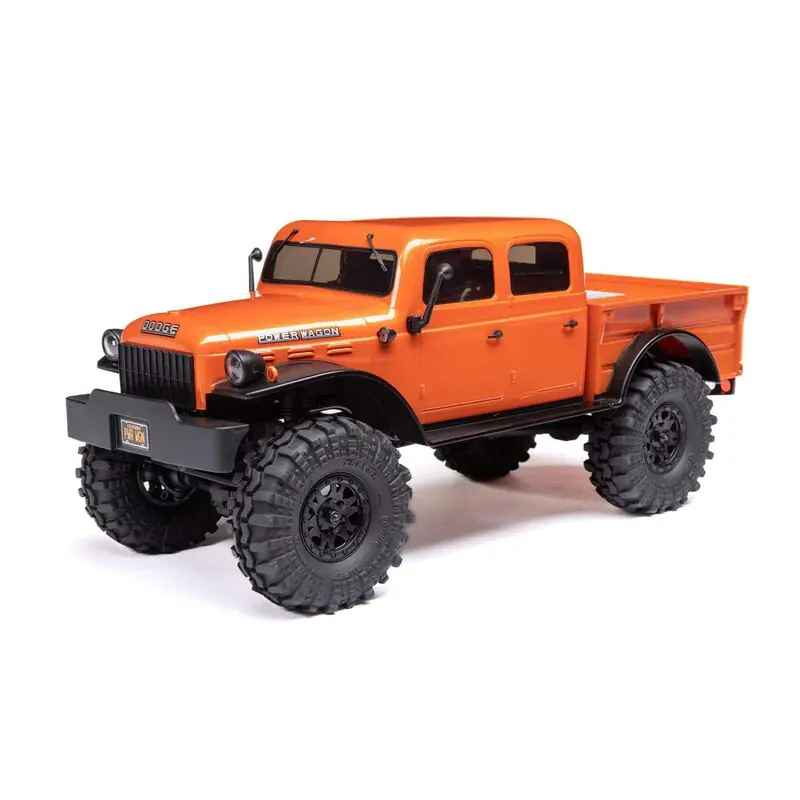 1/24 SCX24 Dodge Power Wagon 4X4 Rock Crawler Brushed RTR Orange Sconto