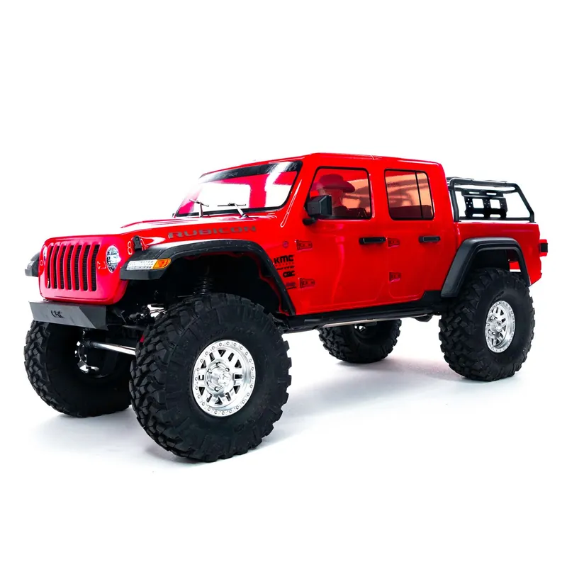 1/10 SCX10 III Jeep JT Gladiator 4X4 Rock Crawler with Portals RTR Red Compra Online