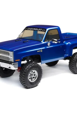 1/10 SCX10 III Base Camp 1982 Chevy K10 4X4 RTR Blue Nuova Collezione