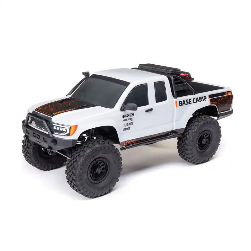 1/10 SCX10 III Base Camp 4X4 Rock Crawler Brushed RTR White Prezzo Ridotto