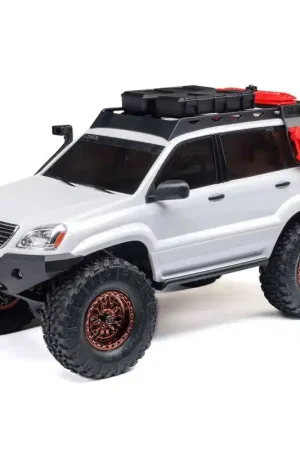 1/24 SCX24 Lexus GX 470 4X4 Rock Crawler RTR White Direttamente Dal Produttore