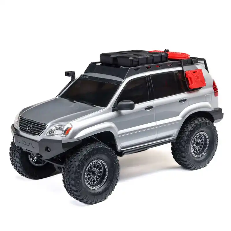 Più Venduto 1/24 SCX24 Lexus GX 470 4X4 Rock Crawler RTR Silver