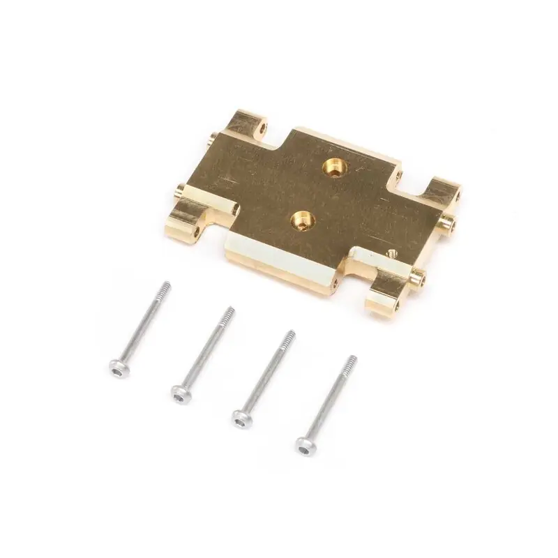 Spedizione Espresso Chassis Skid Plate Brass AX24