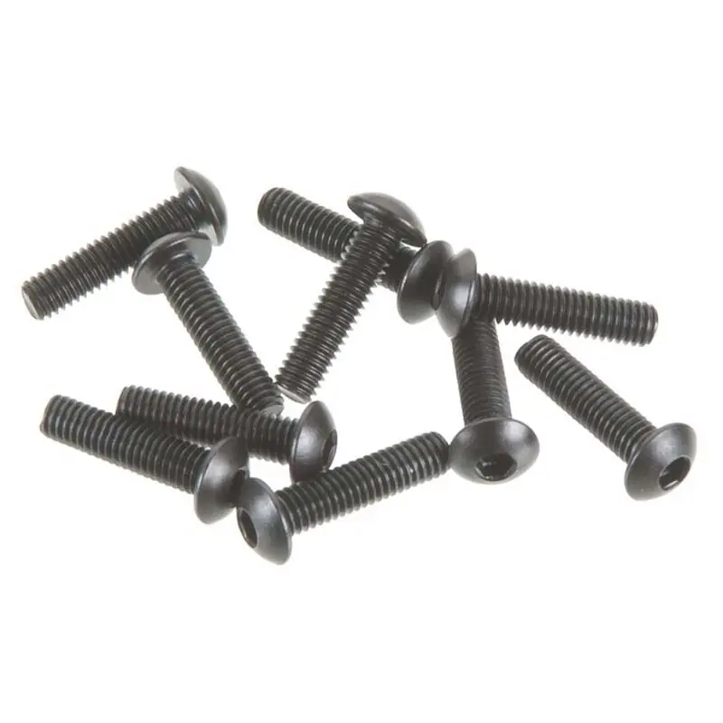 Non Perdere Hex Socket Button Head M3x12mm Black (10)