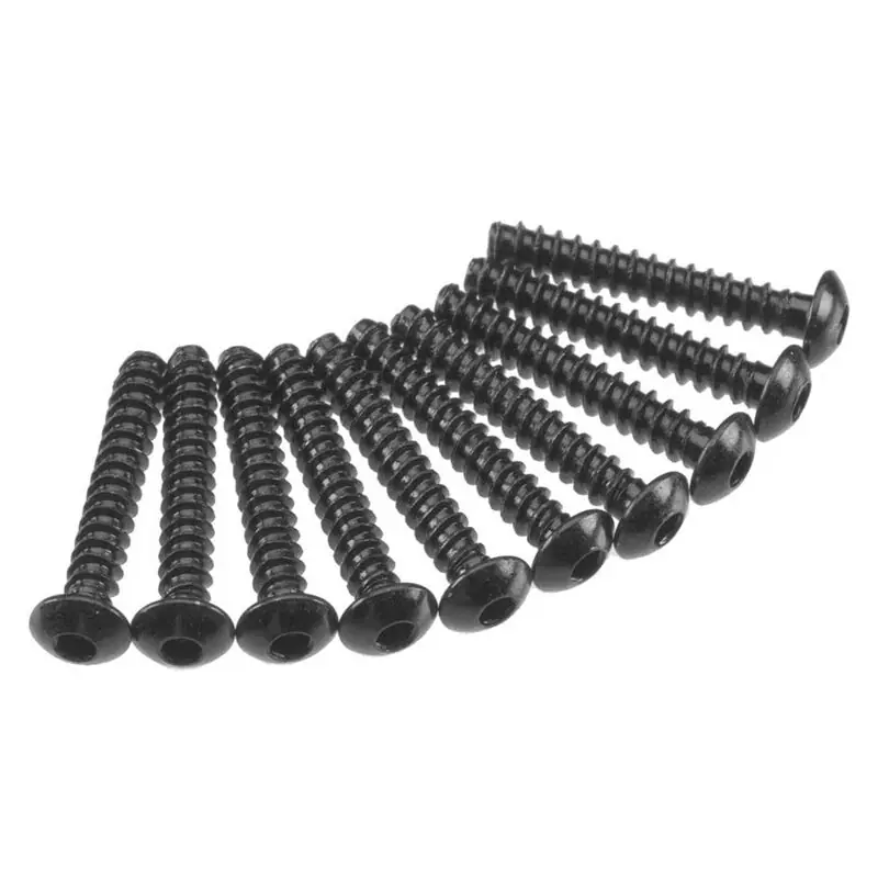 Hex Tap Button Head M3x18mm Black (10) Ultime Pezzi