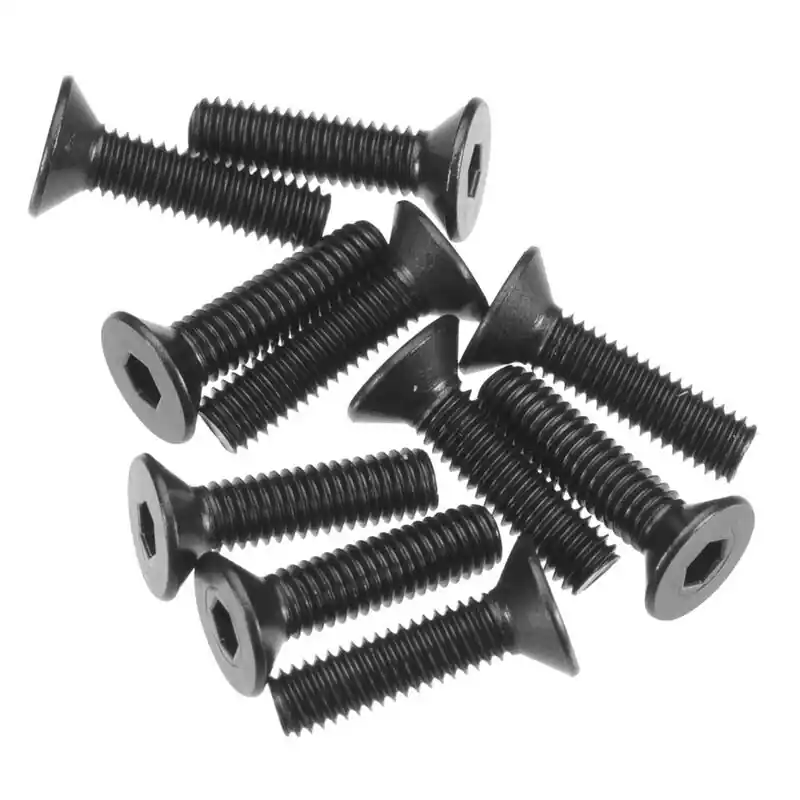 Hex Socket Flat Head M3x12mm Black (10) Vendita Finale