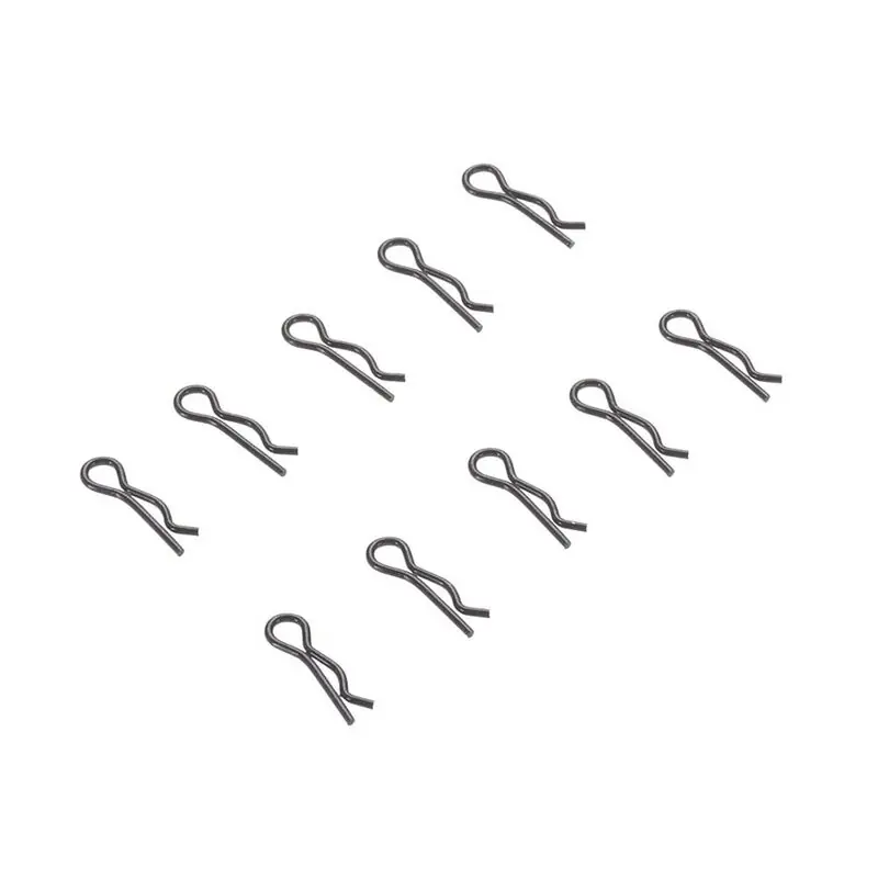 3mm Body Clip Black (10) Spedito Oggi