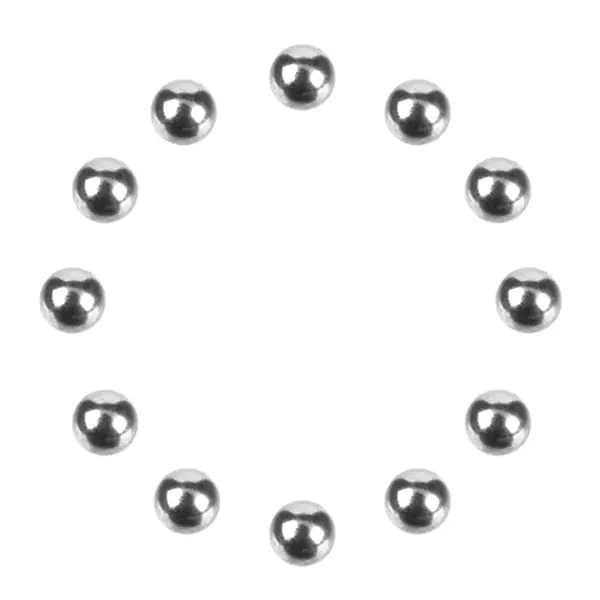 Offerta Speciale CORALLY PRECISION DIFF. BALLS 1/8 CHROME 12 PCS