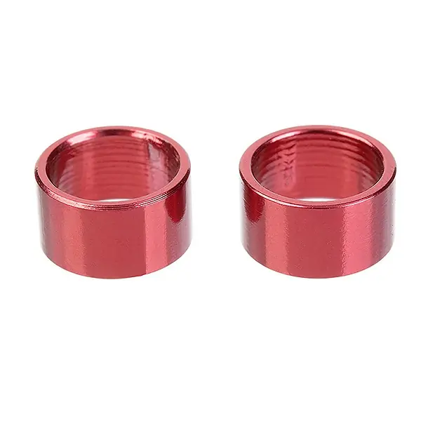 Popolare CORALLY ALUM. SPACER RING INNE R DIA 6.35MM WIDTH 4.5MM 2 PCS