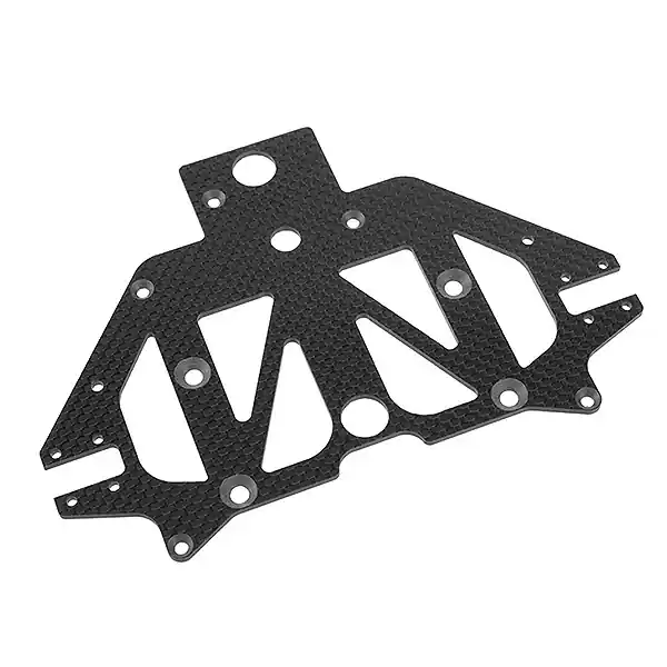 CORALLY FRONT LOWER SUSPENSION PLATE SSX8X 3K CARBON + SPHER Compra Oggi Stesso