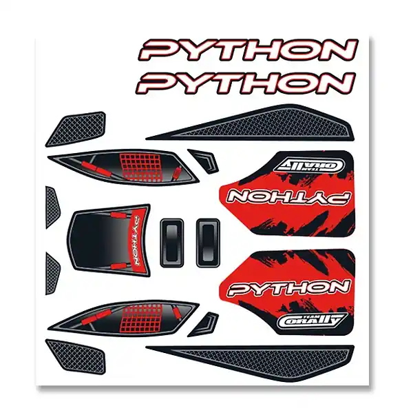 Must-Have CORALLY BODY DECAL SHEET – PYTHON XP 6S