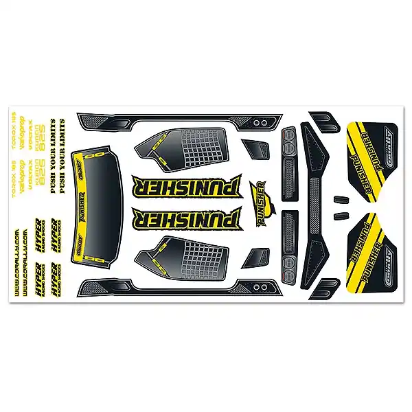 Quantità Limitata CORALLY BODY DECAL SHEET – PUNISHER XP