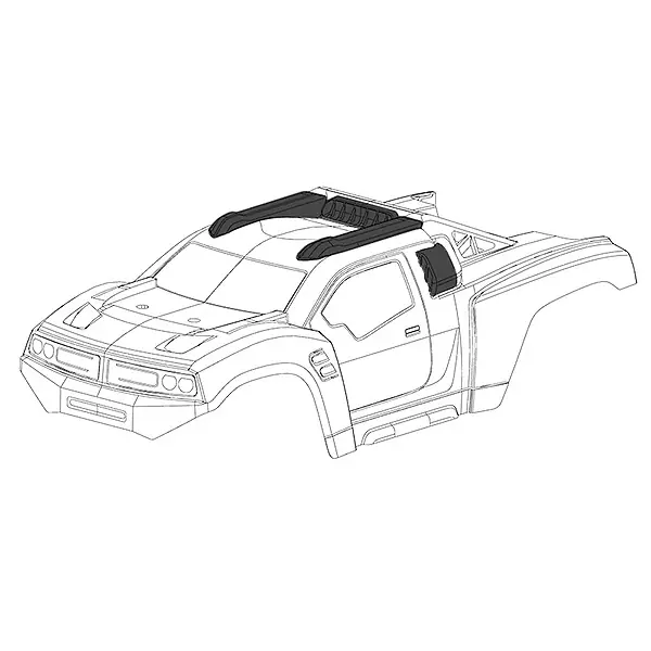 CORALLY POLYCARBONATE SHELL PUNISHER XP CLEAR/CUT Non Perdere